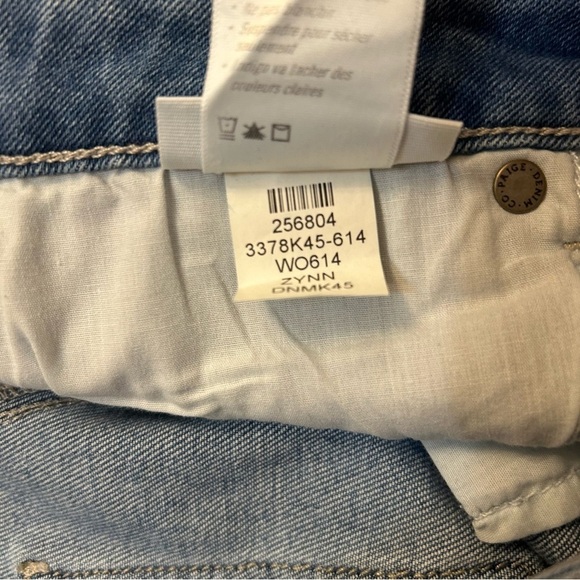 Paige Rory Crop Flare Raw Hem Denim Jeans in Zynn Size 28 - Picture 9 of 9